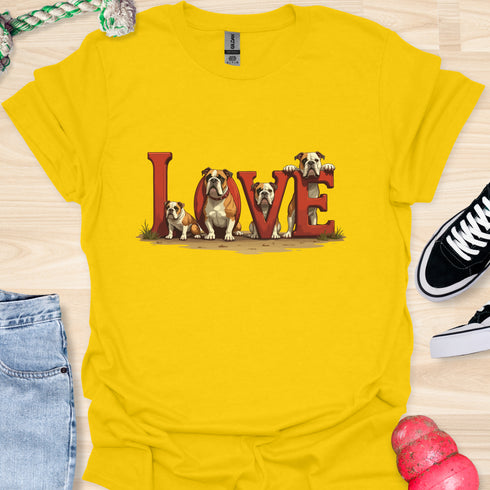 Love is a four legged word - V5 - The Family Peek T-Shirt